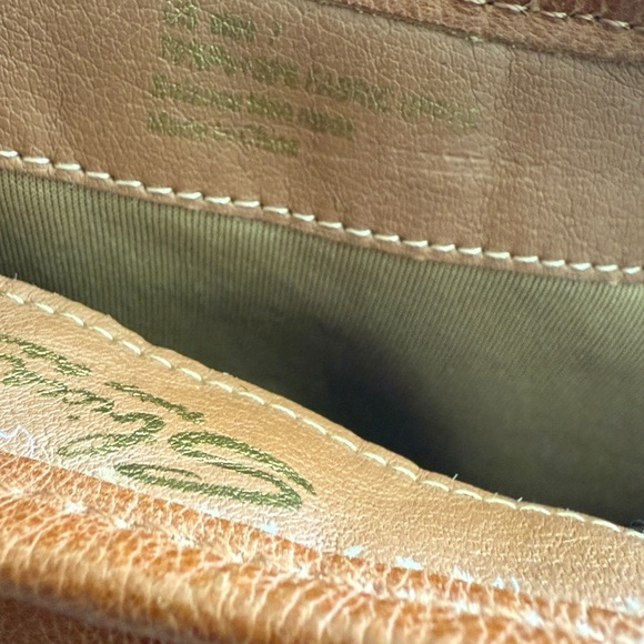 SBICCA Tan Leather Ankle Boots with Patterned Fabric Size 7 Women - Picture 12 of 13